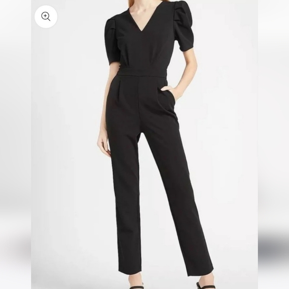 Express Pants - Express Puff Sleeve Jumpsuit size XL